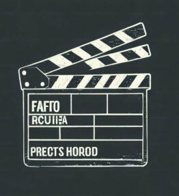 Klappern von Filmklappen im Vintage